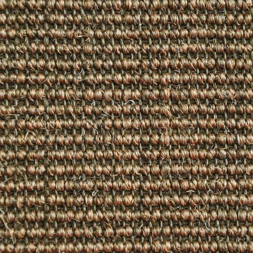 Heltäckningsmatta Sisal Boucle Koppar - Fast bredd 400 cm