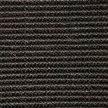 Heltäckningsmatta Sisal Boucle Svart - Fast bredd 400 cm