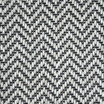 Heltäckningsmatta Herringbone Ljusbeige - Fast bredd 400 cm